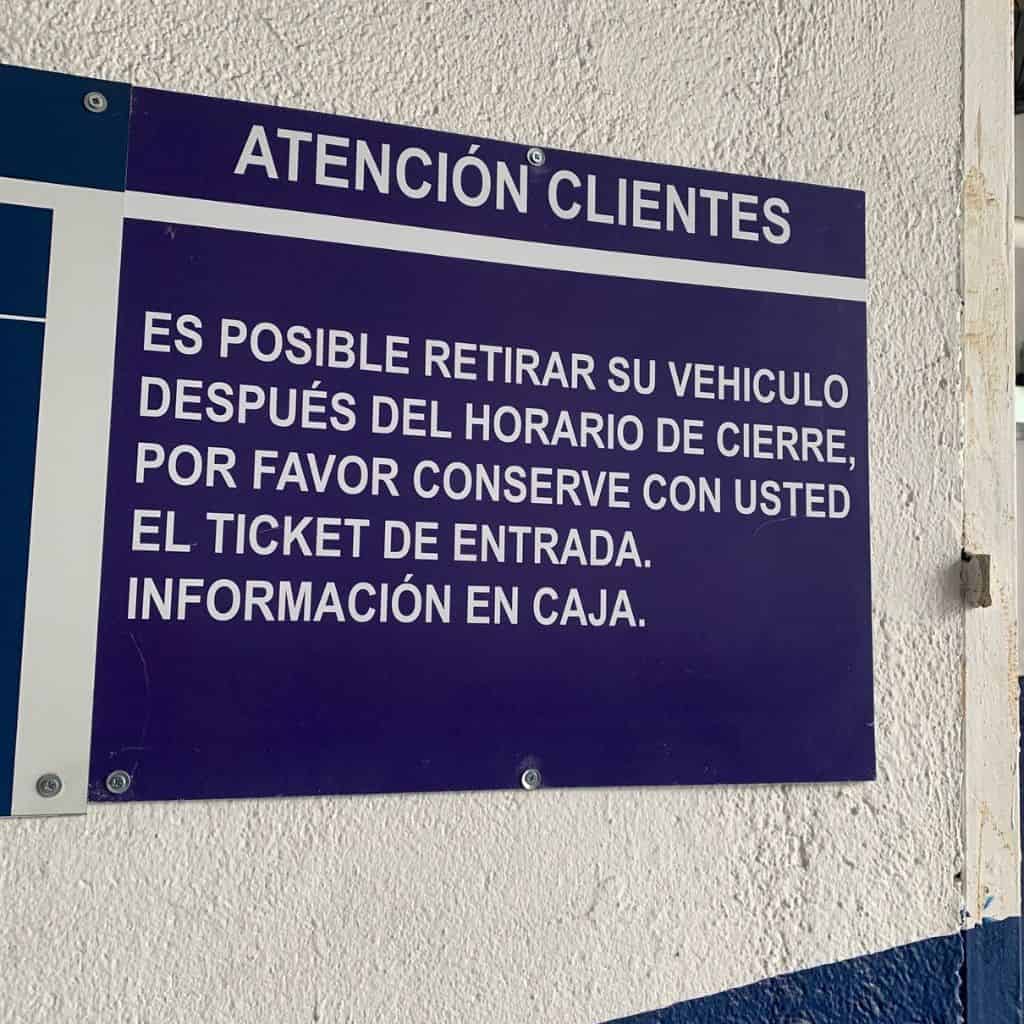avisos parking guzman el bueno madrid